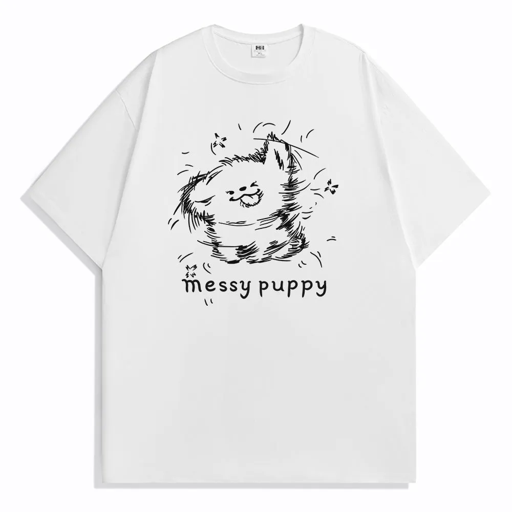 Messy Puppy Creative Pattern T-Shirts, Hoodies, Sweatshirts