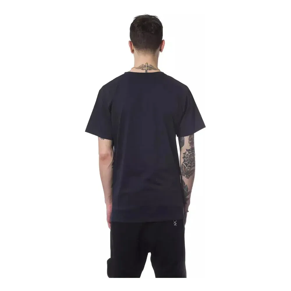 Nicolo Tonetto Blue Cotton Men T-Shirt