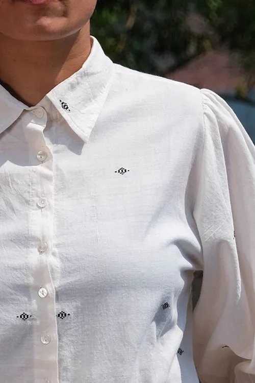 Okhai 'Eurphoria' Pure Cotton Handwoven Dobby Shirt