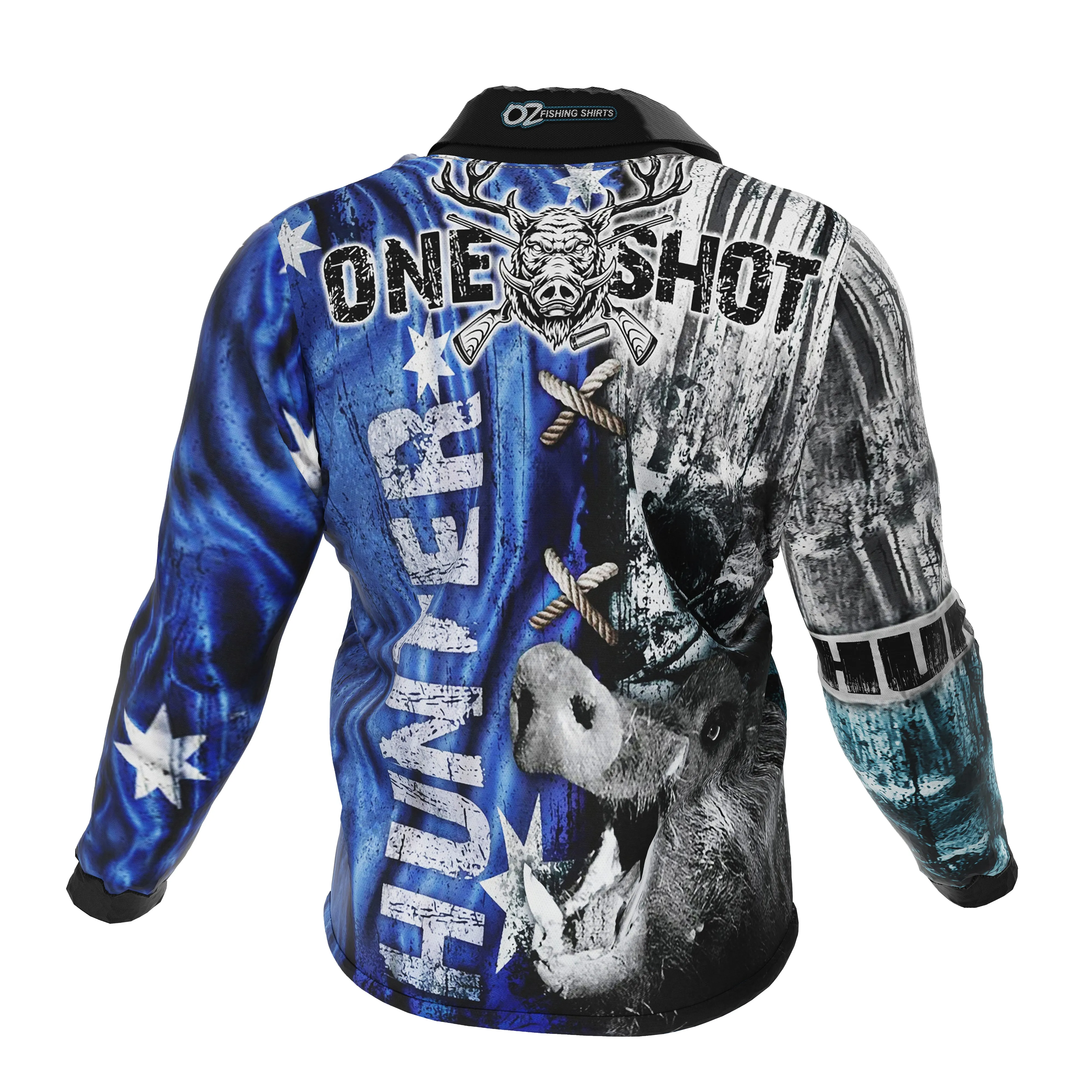 One Shot Hunter Fishing Shirt - Quick Dry & UV Rated