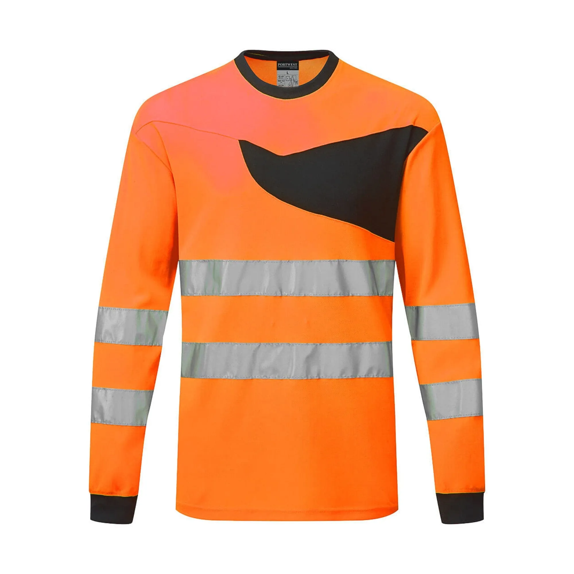 Portwest PW2 Hi Vis Long Sleeve T-Shirt PW221