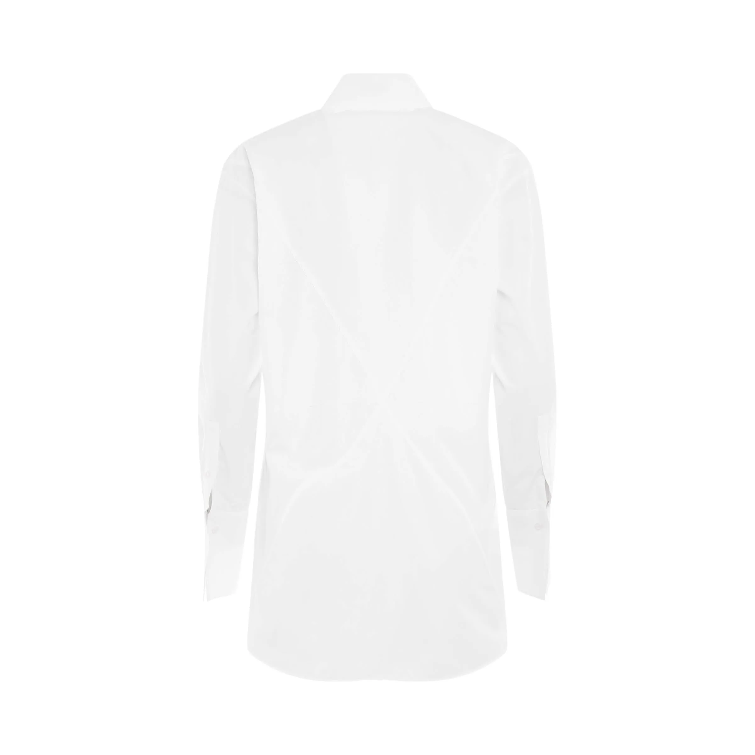 Puzzle Fold Shirt in Optic White