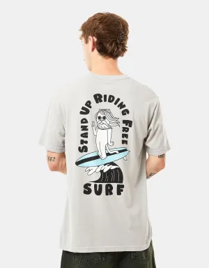 RIPNDIP S.U.R.F T-Shirt - Cool Grey