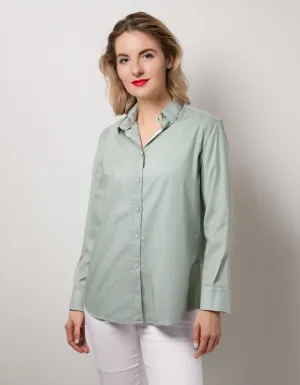 Sage Green Casual Dress Shirt