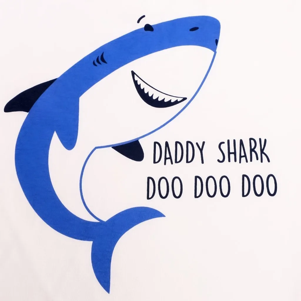 Shark-Tales Matching Family T Shirts-Combo Of 2