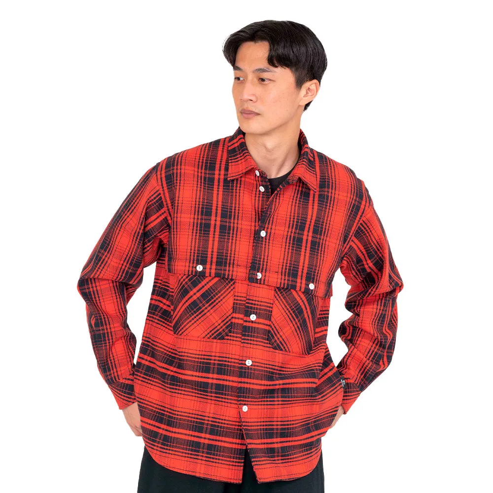 Shepherd Shirt in Pure Cotton 'Red Check'