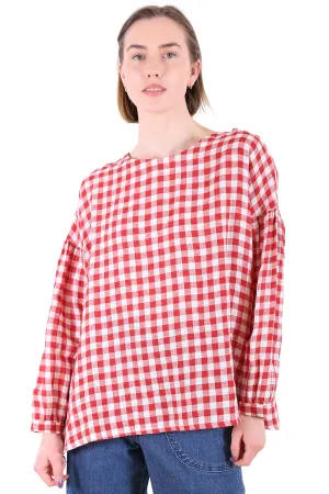 Suzanna East Hamptons Blouse Red