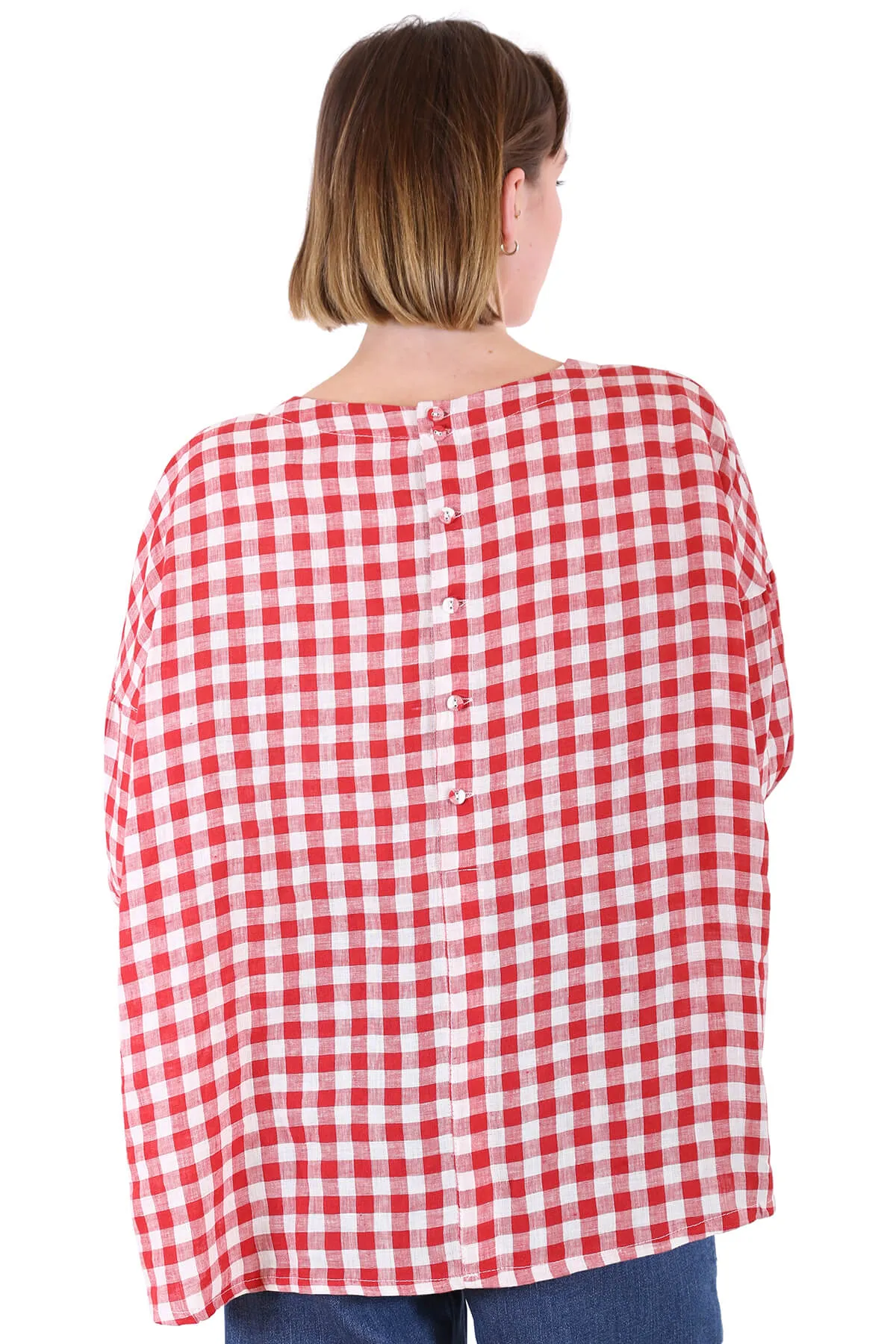 Suzanna East Hamptons Blouse Red