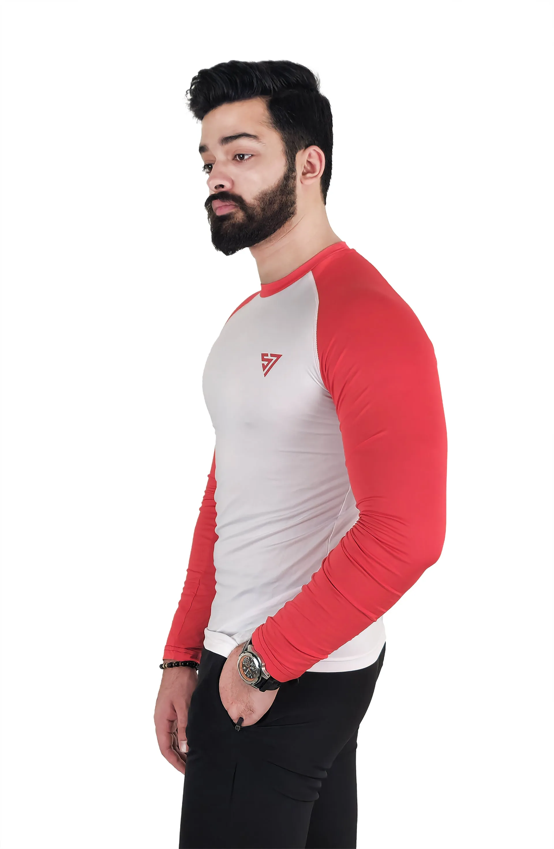 SwyftStyle Full Sleeves Shirt Red