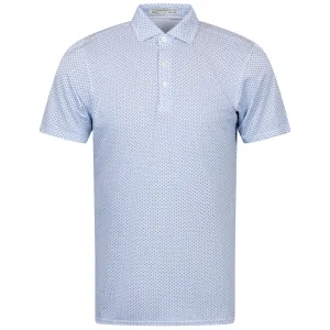 The Clark Polo Skye/Aberdeen Blue/White - AW24