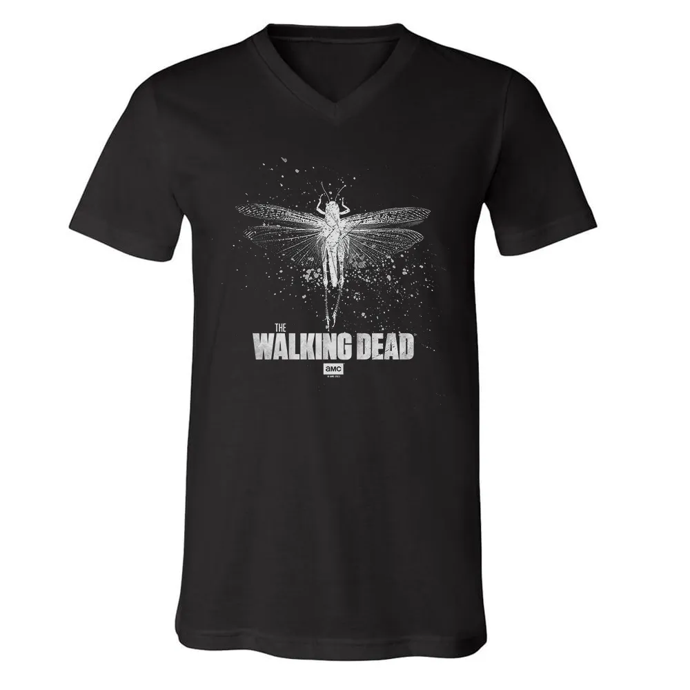 The Walking Dead Locust Adult V-Neck T-Shirt