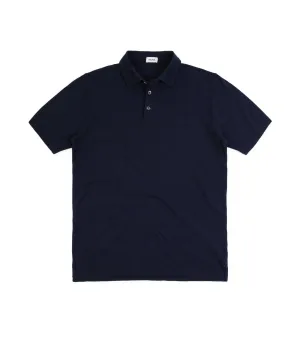 Trunk Moxon Short Sleeve Polo Shirt: Navy