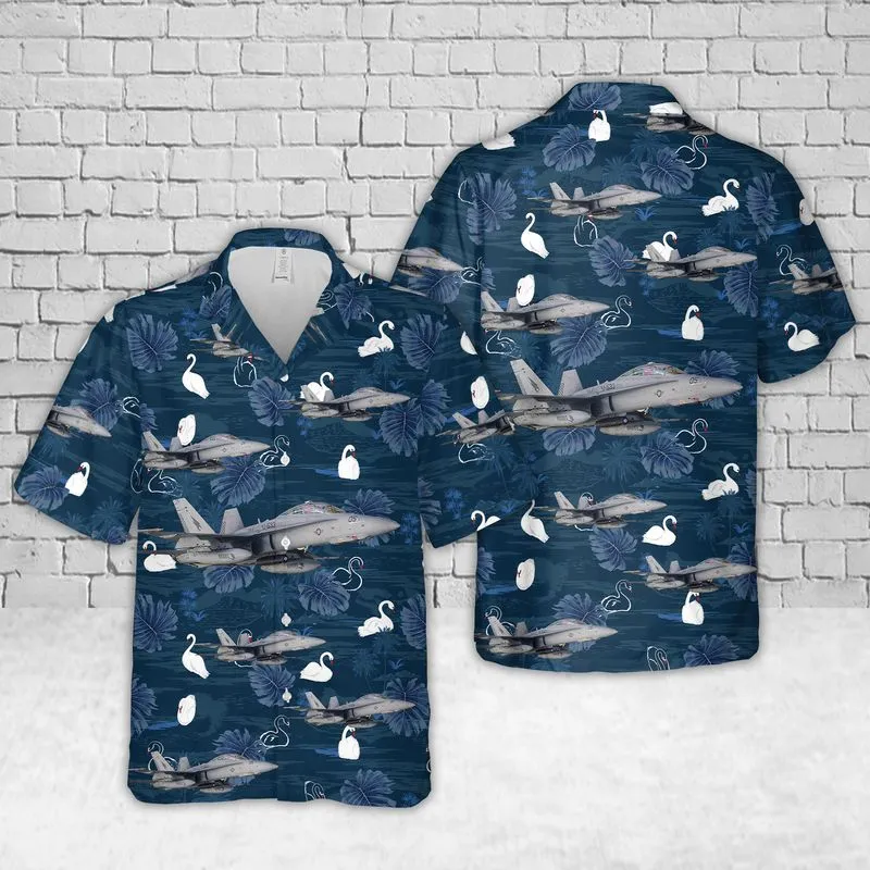 US Marine F-18D Hornet Hawaiian Shirt