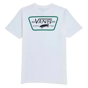 Vans Full Patch Back T-Shirt - White/Black/Verdant