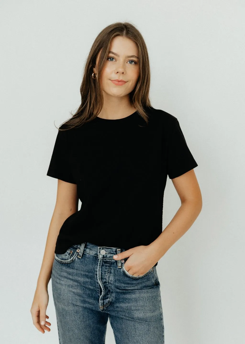 Velvet Leigh Top in Black