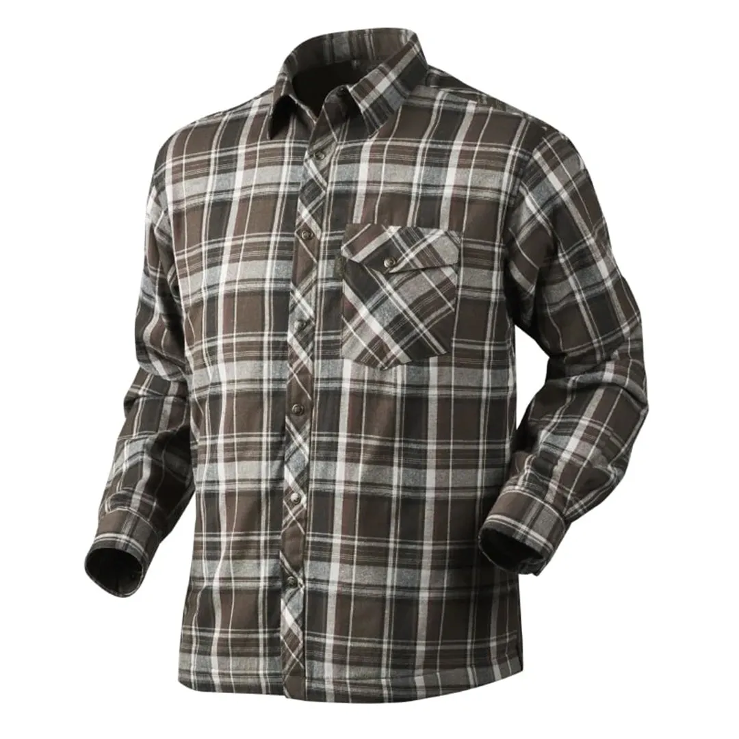 Vick Shirt - Faun Brown Check by Seeland