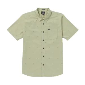 Volcom Bankstone Woven Men's S/S Dress Shirt - Green