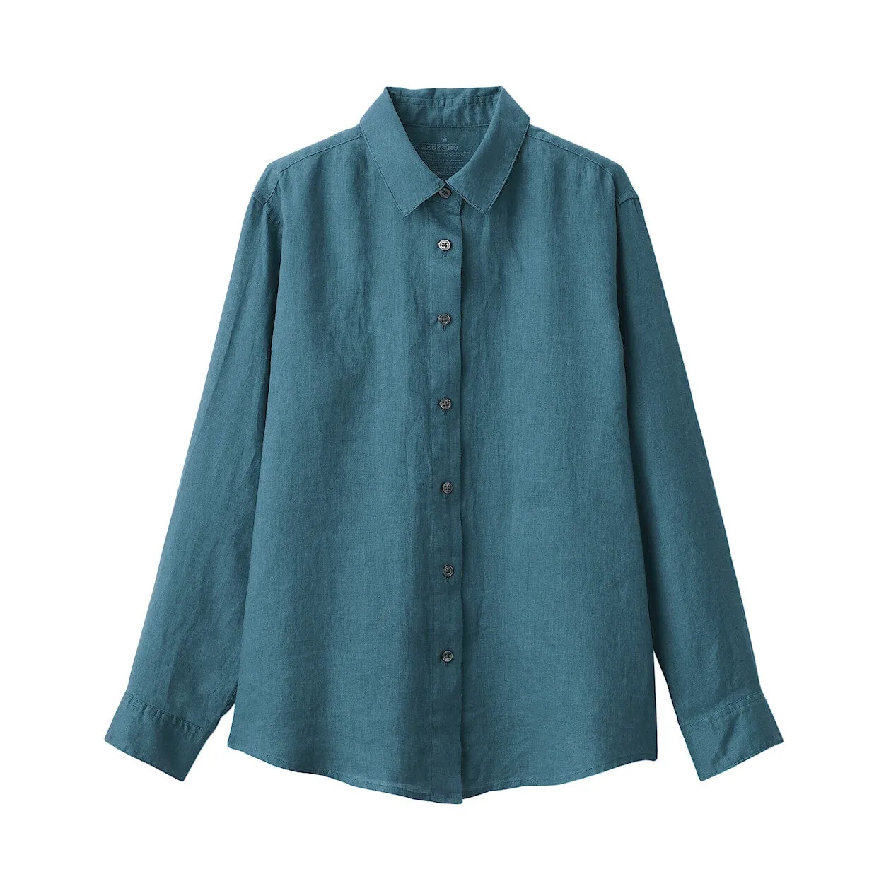 Washed Linen Long Sleeve Shirt