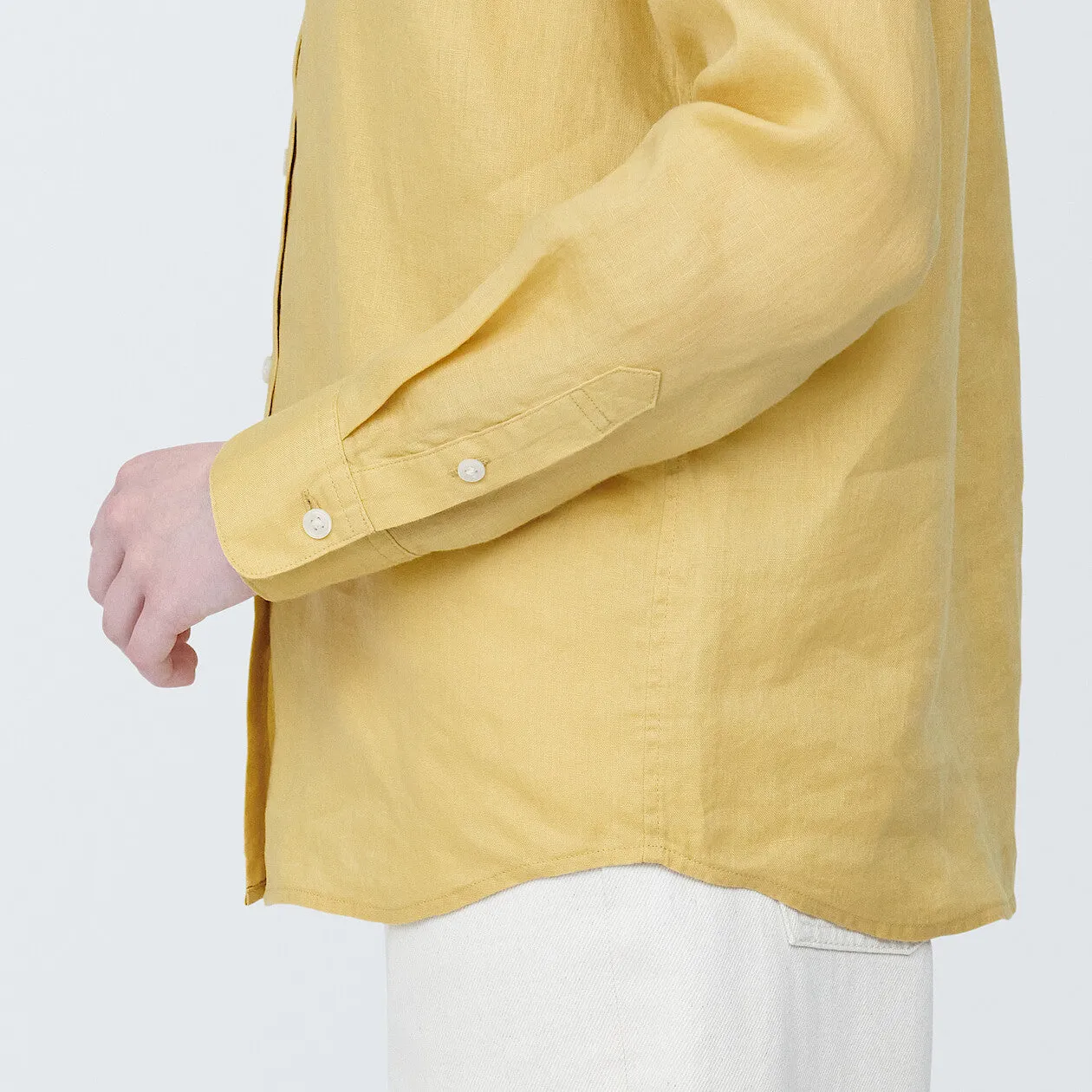 Washed Linen Long Sleeve Shirt