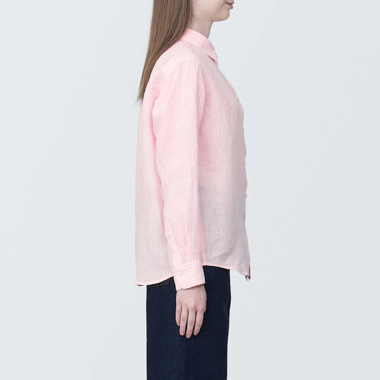 Washed Linen Long Sleeve Shirt