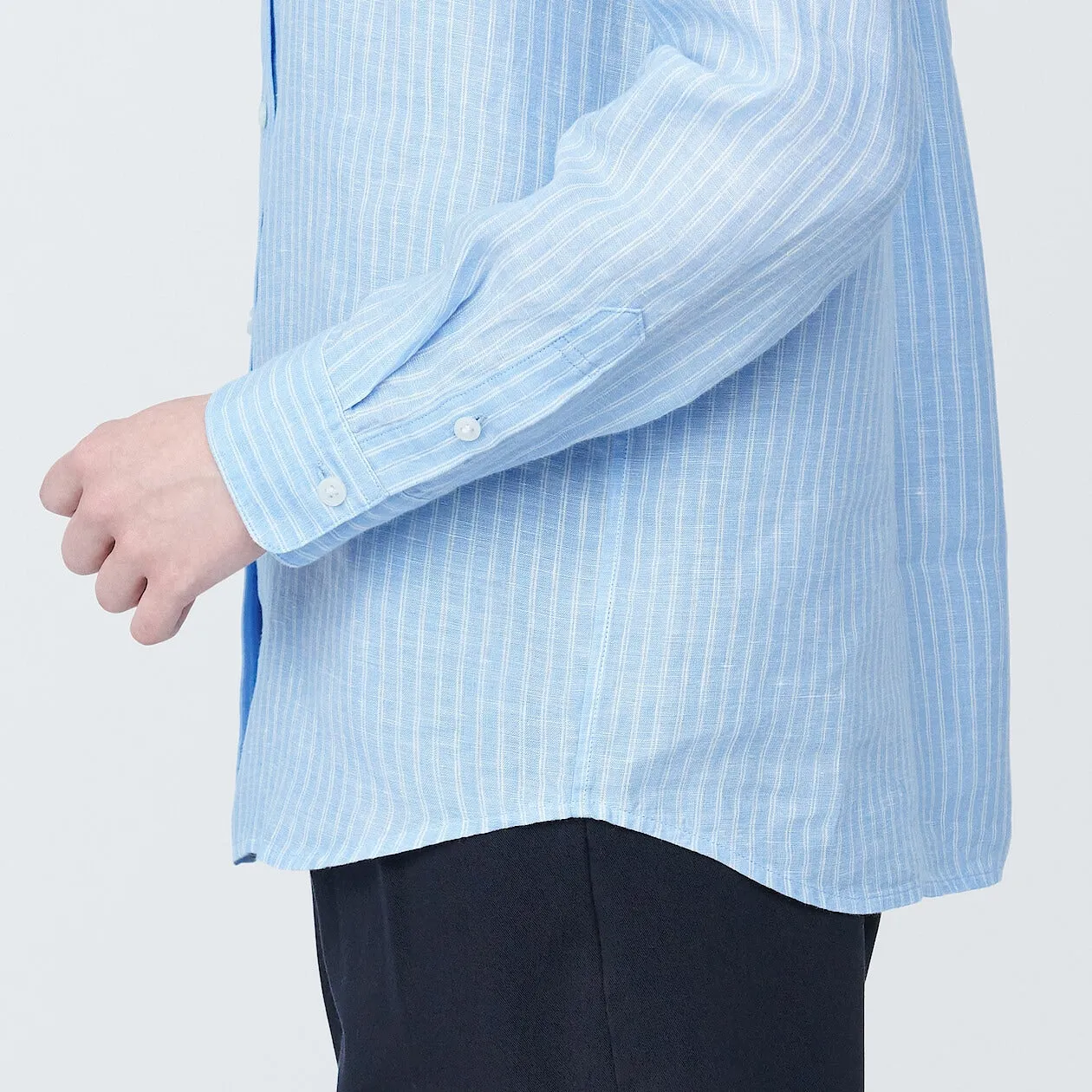 Washed Linen Long Sleeve Shirt