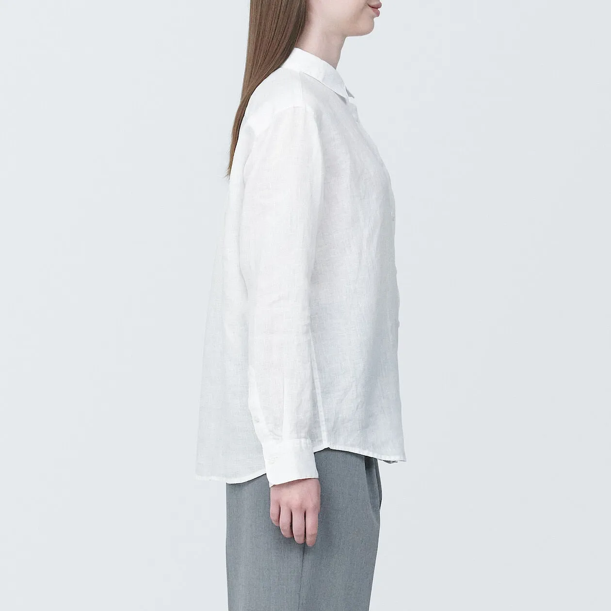 Washed Linen Long Sleeve Shirt