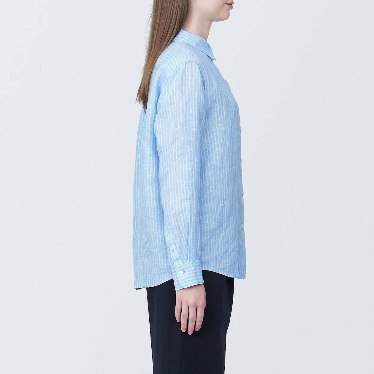 Washed Linen Long Sleeve Shirt