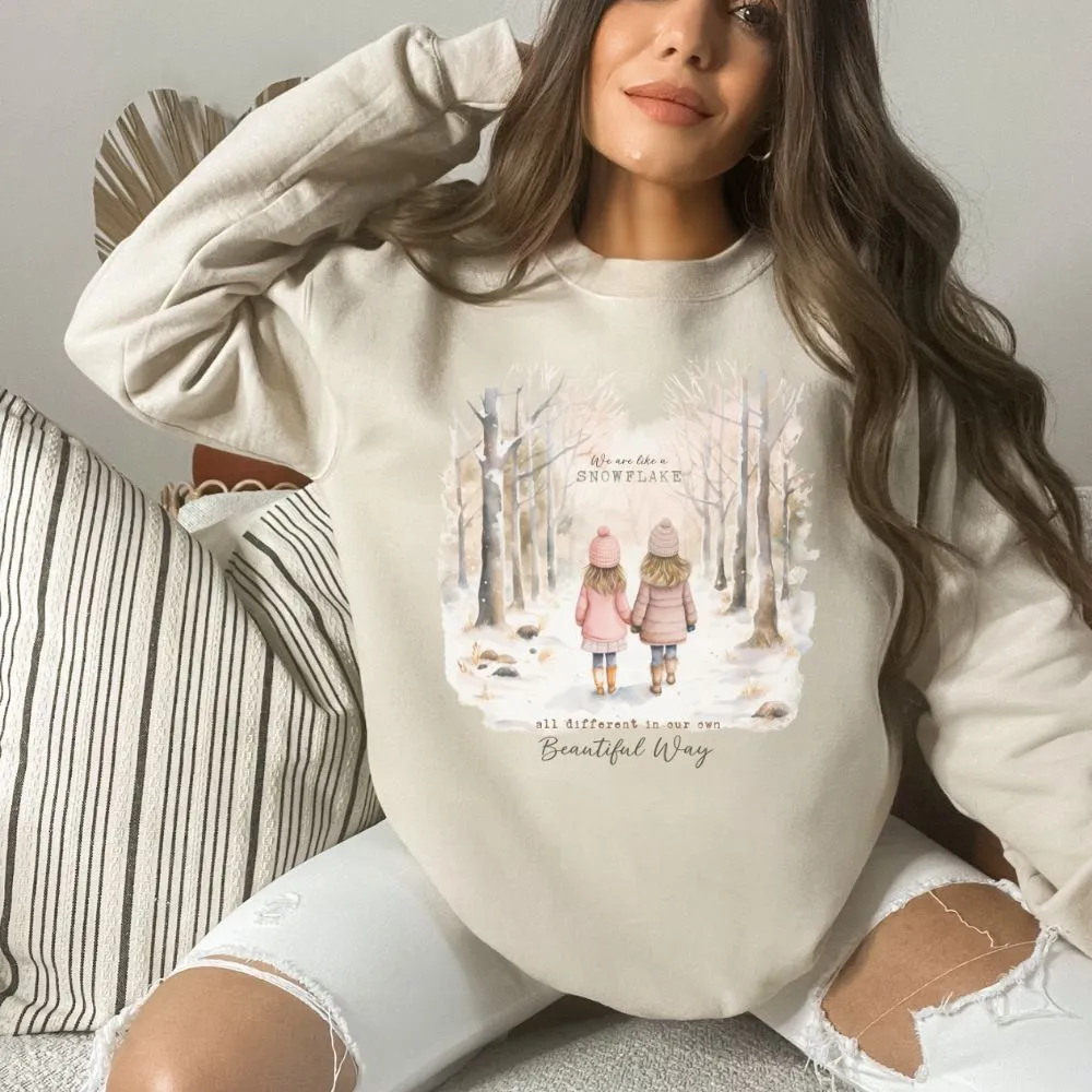 We are a Snowflake Wanderlust Sweatshirt