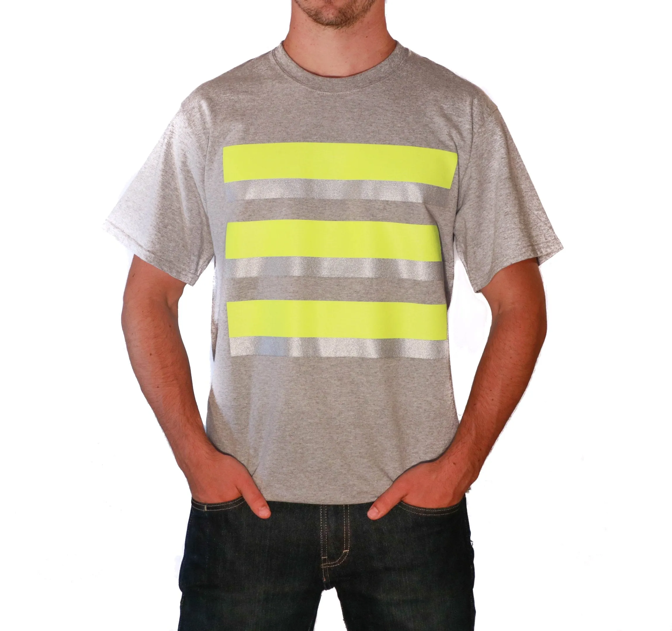 Whistle Workwear Safety Short Sleeve T-Shirt_Heather Grey