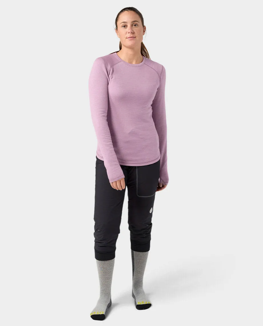 Women's Basis PeakWool Midweight Crew LS