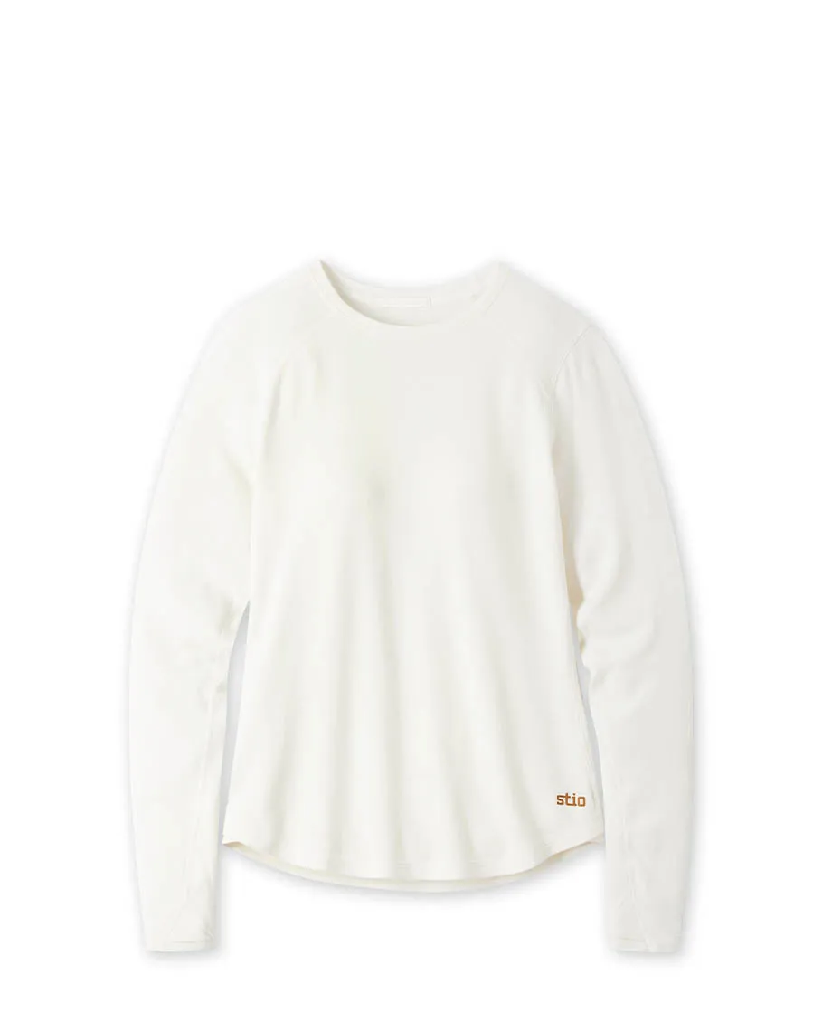 Women's Basis PeakWool Midweight Crew LS