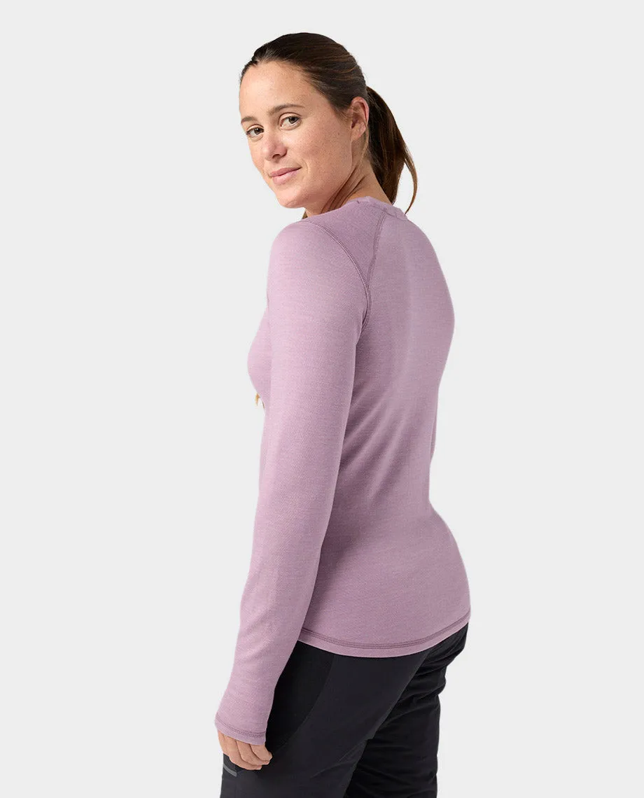 Women's Basis PeakWool Midweight Crew LS