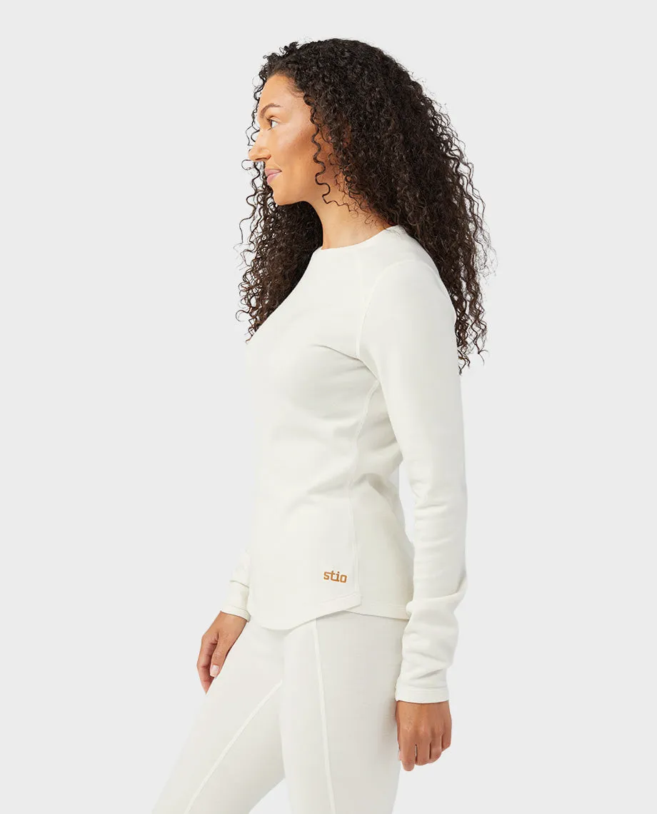 Women's Basis PeakWool Midweight Crew LS