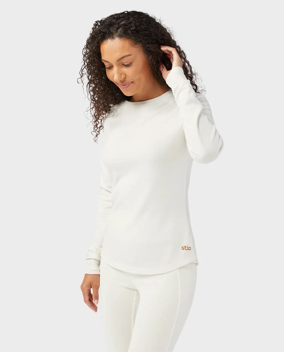 Women's Basis PeakWool Midweight Crew LS