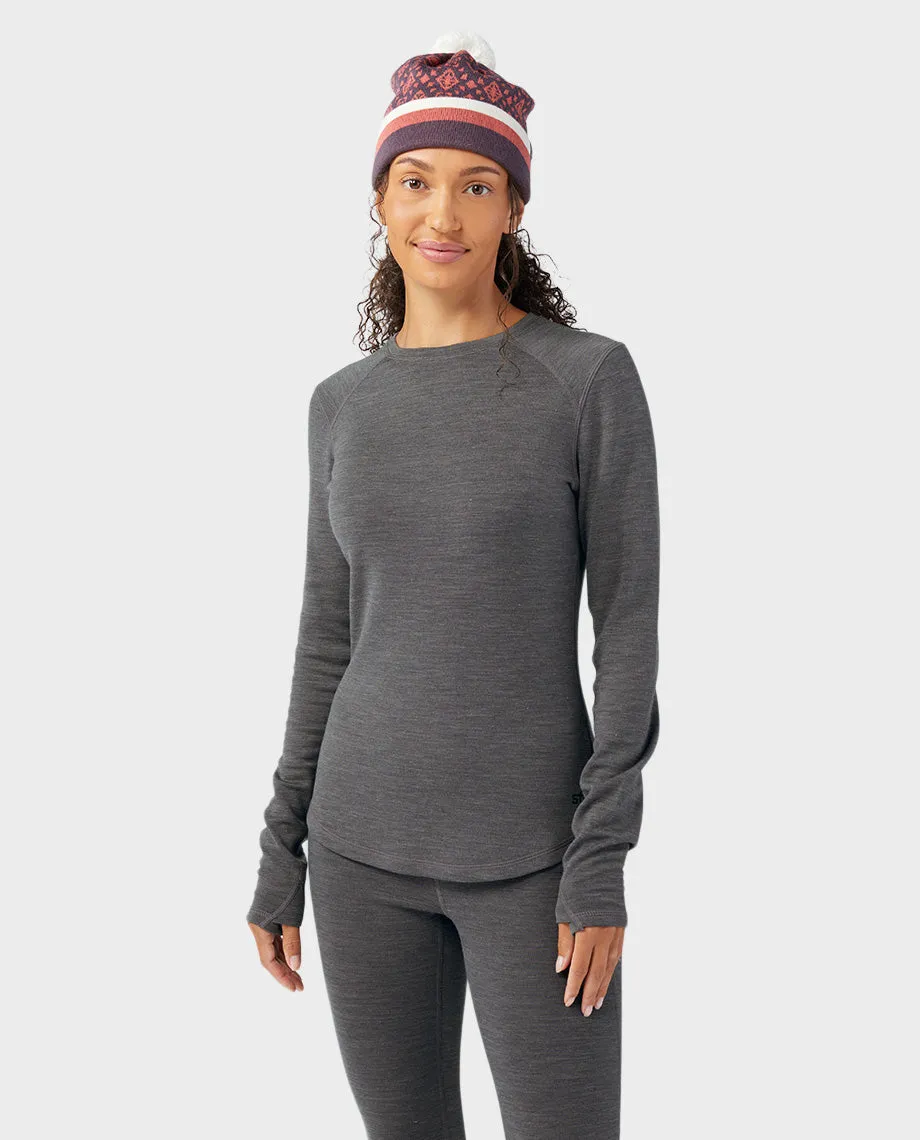 Women's Basis PeakWool Midweight Crew LS