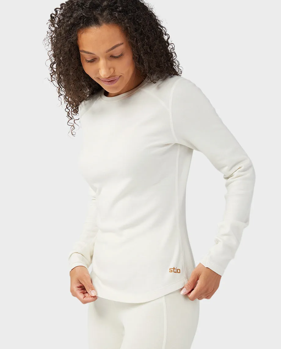 Women's Basis PeakWool Midweight Crew LS